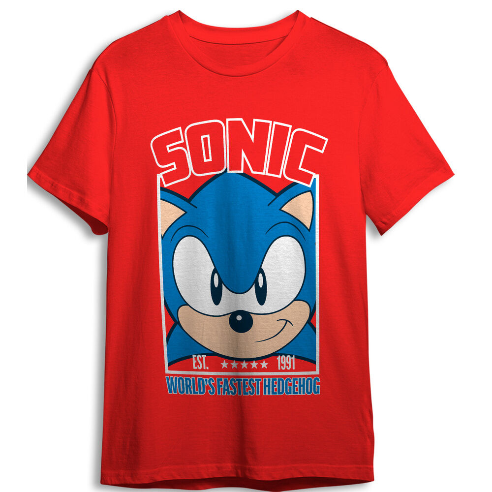 Camiseta Fastest Sonic the Hedgehog adulto