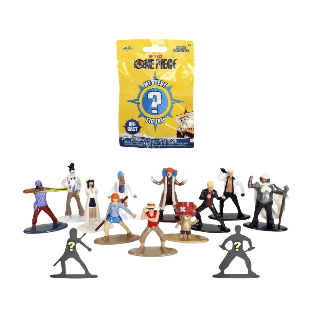 Figura sobre sorpresa metalfigs One Piece 4cm surtido