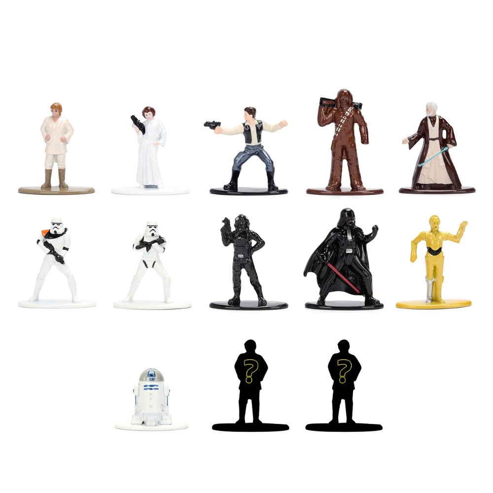 Figura sobre sorpresa metalfigs Star Wars 4cm surtido