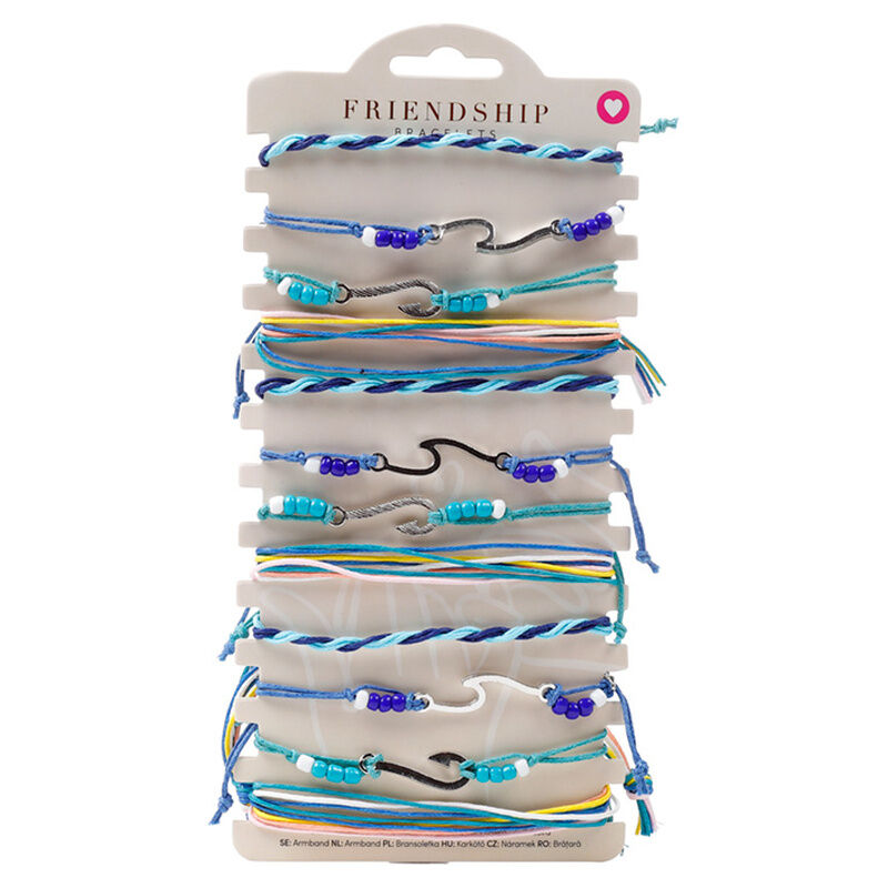 Pulsera Boho olas azules surtido