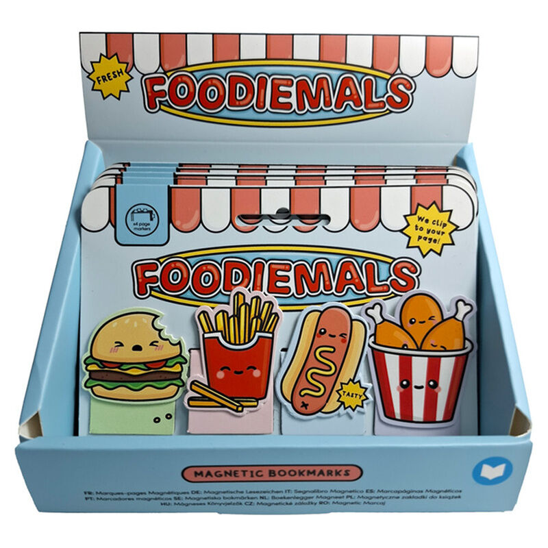 Set marcapaginas Comida Rápida Foodiemals
