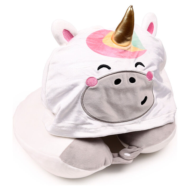 Almohada viaje capucha Astra El Unicornio Hoodeazzz
