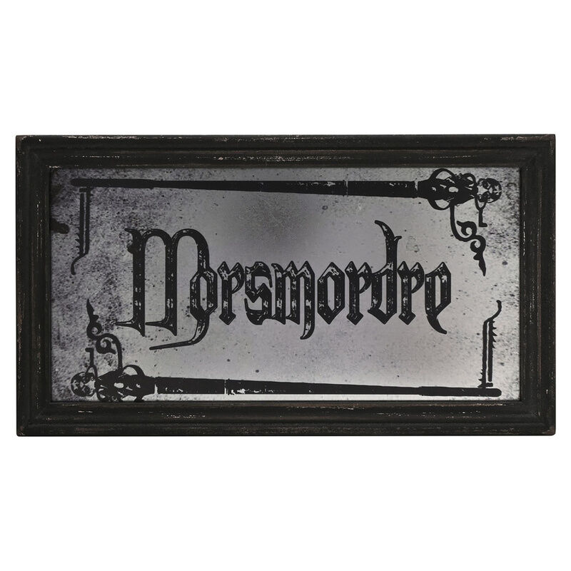 Placa Espejo Marca Tenebrosa Dark Arts Harry Potter
