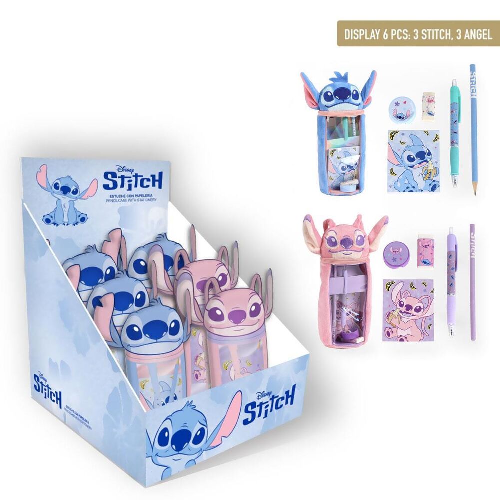 Portatodo peluche Stitch Disney surtido