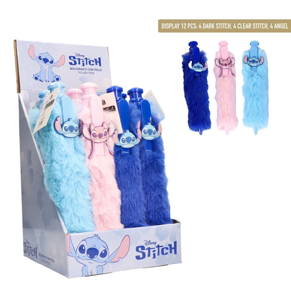Boligrafo peluche Stitch Disney surtido