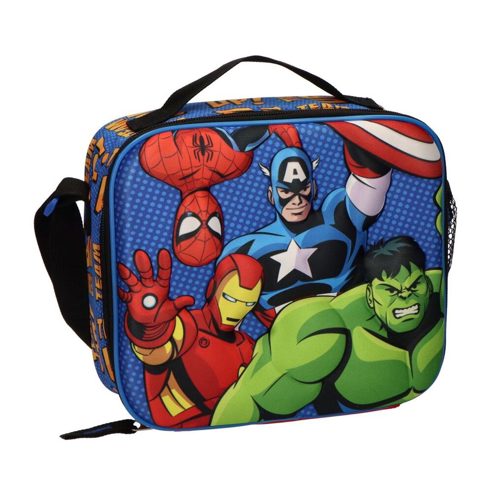 Bolsa portameriendas 3D Vengadores Avengers Marvel