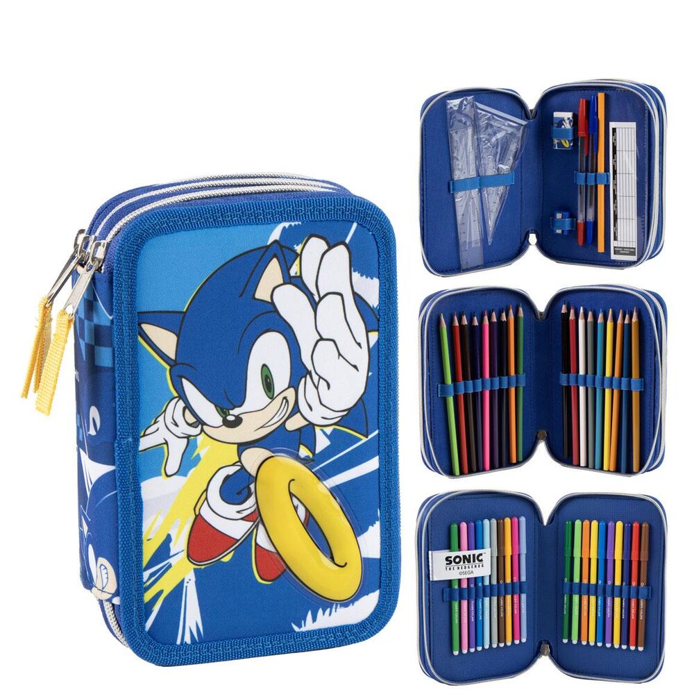 Plumier Sonic the Hedgehog triple