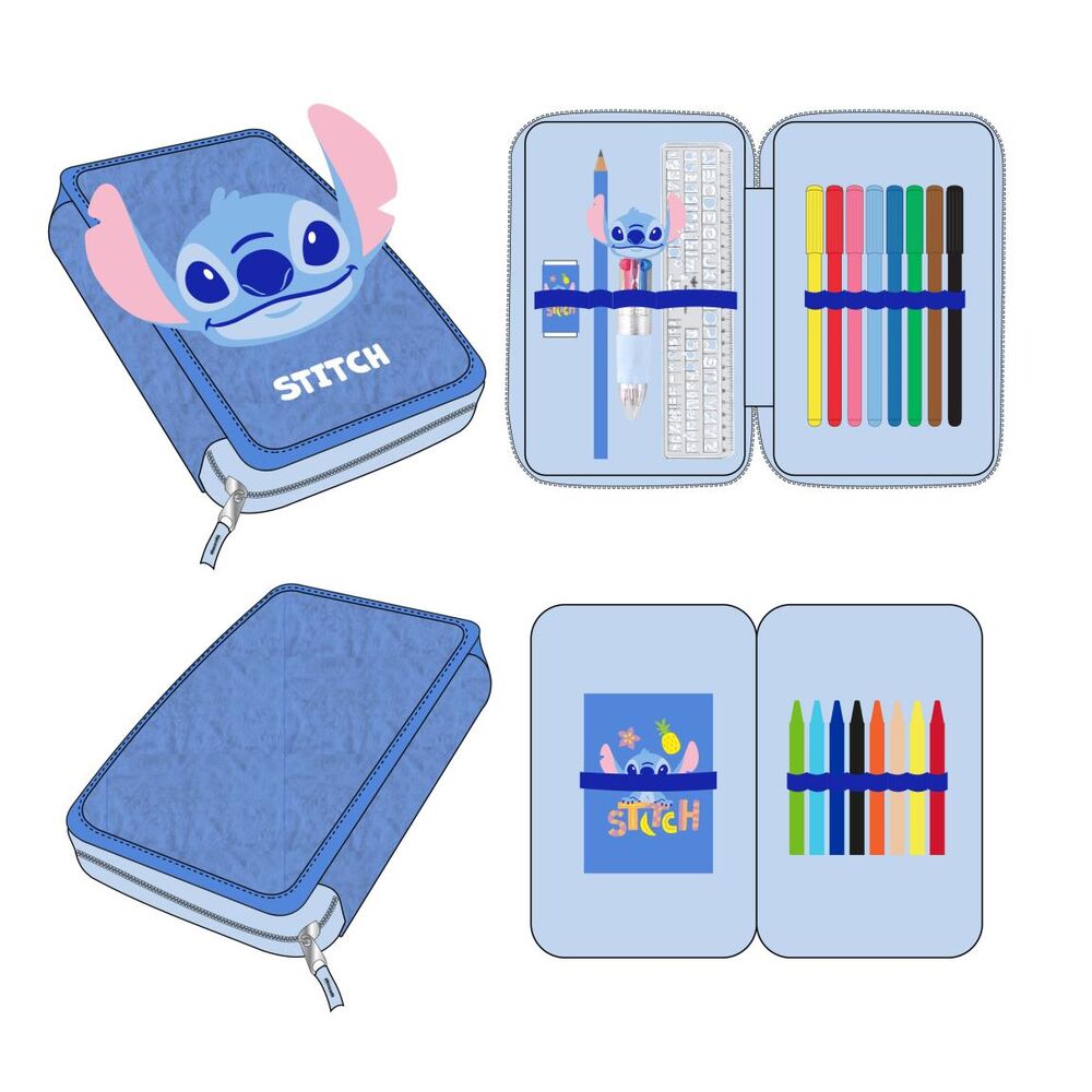 Plumier Stitch Disney doble