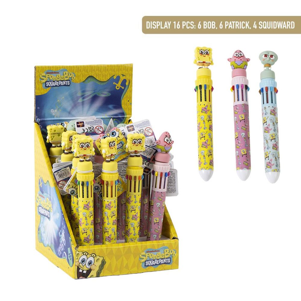 Boligrafo colores Bob Esponja surtido