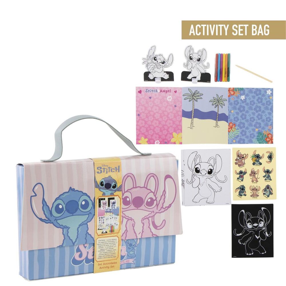 Bolso set coloreable Stitch Disney