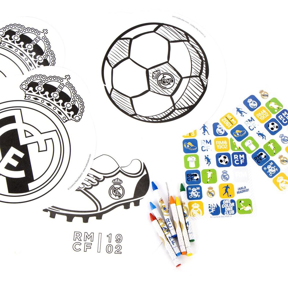 Album actividades coloreable Real Madrid