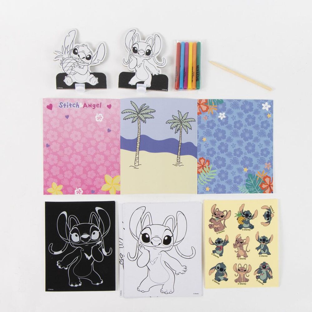 Bolso set coloreable Stitch Disney