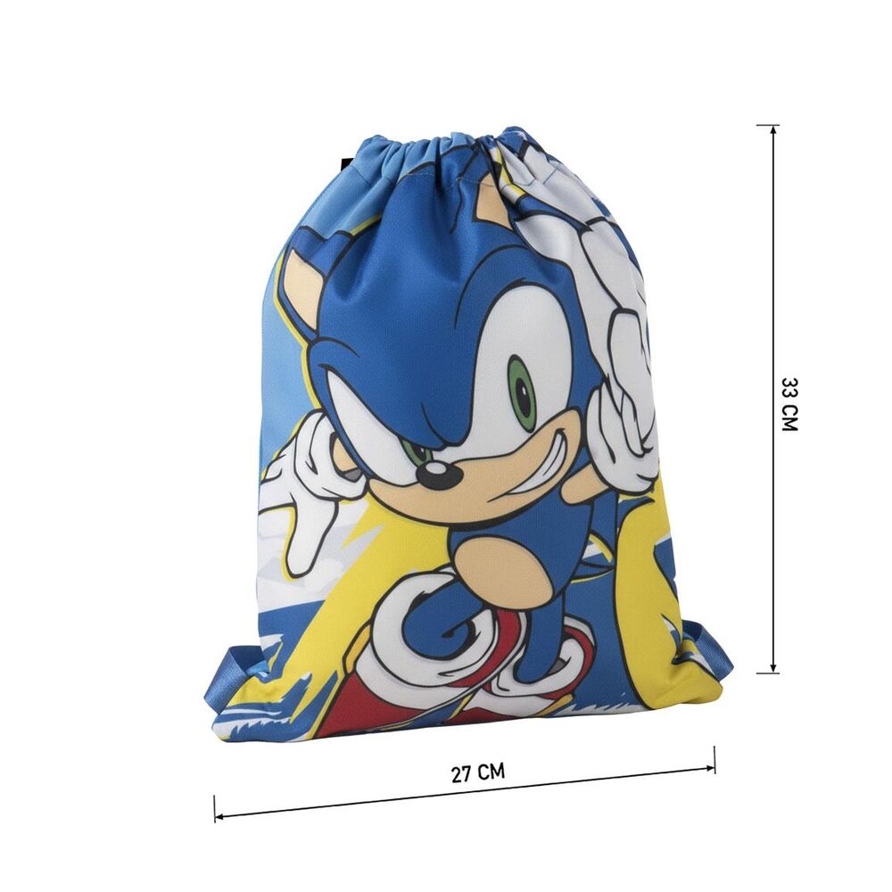 Saco Sonic the Hedgehog 33cm