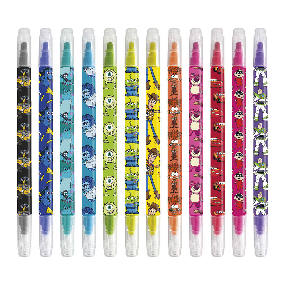 Set 12 rotuladores borrables Disney Pixar