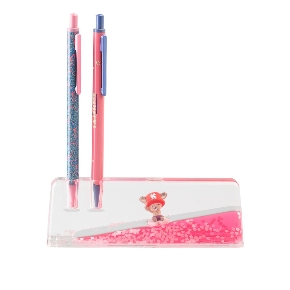 Base acrilica + lapiz y boligrafo Chopper One Piece