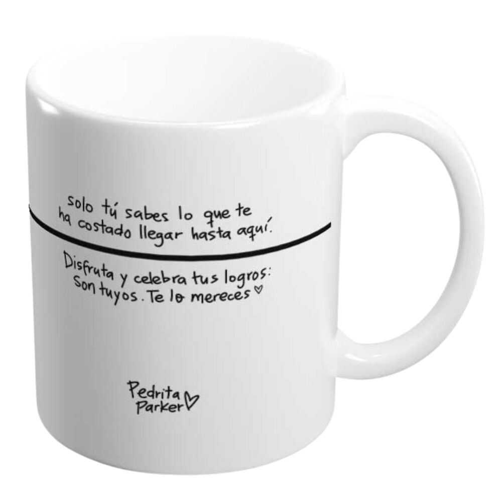 Taza Tener Exito Pedrita Parker