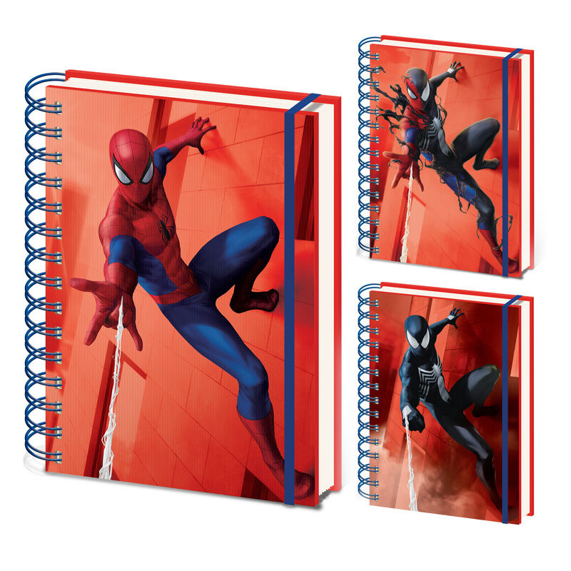 Cuaderno 3D lenticular A5 Spiderman Marvel