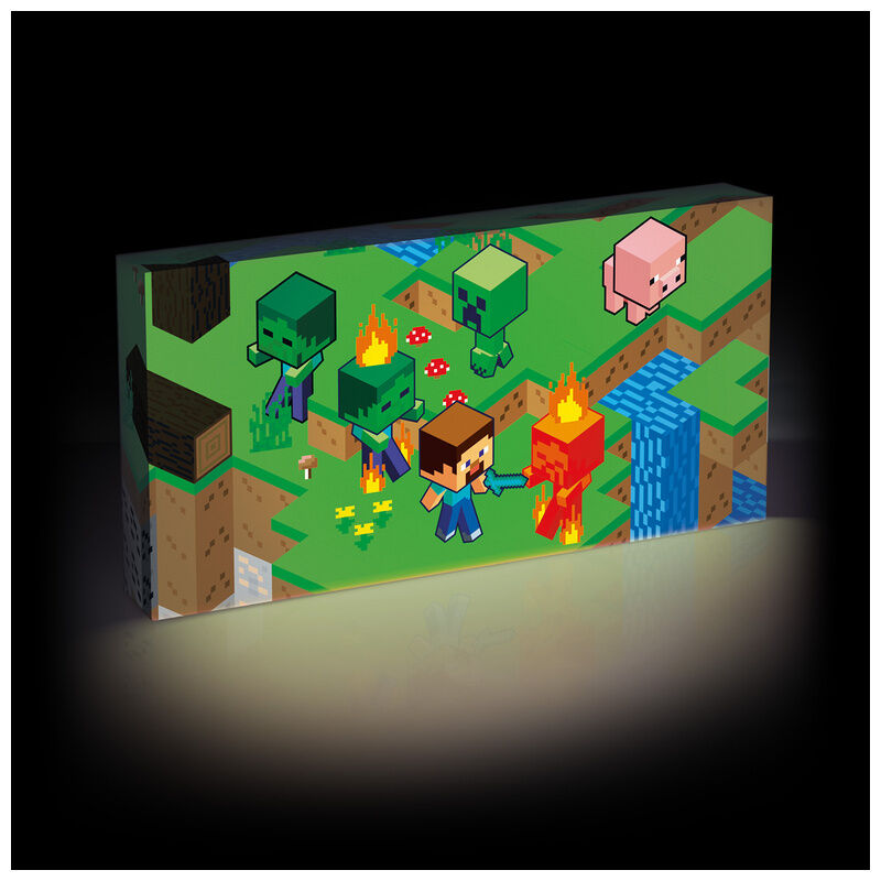 Lienzo con Luz Minecraft