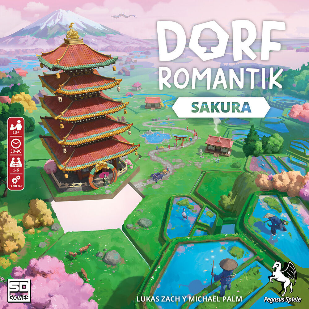 Juego mesa Dorfromantik Sakura español