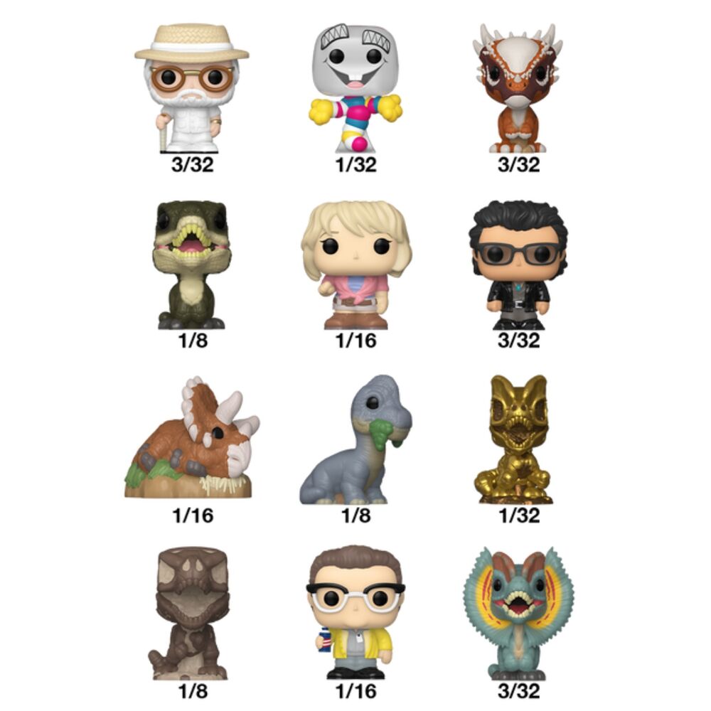 Figura Mystery Bitty POP Jurassic Park surtido
