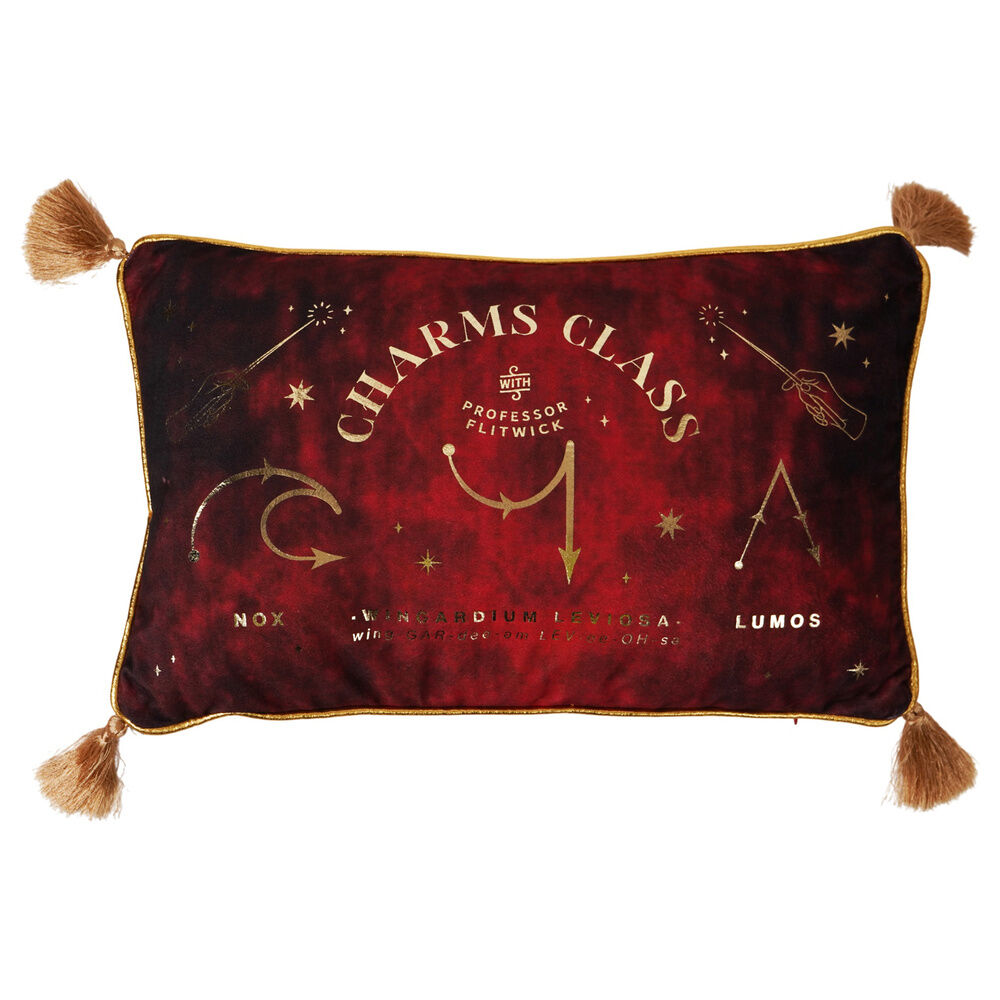 Cojin velvet Charms Class Harry Potter