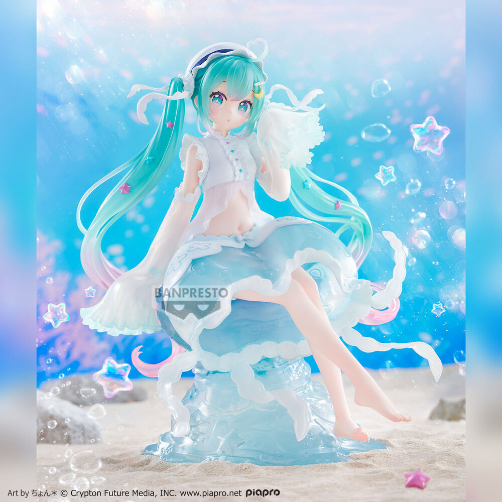 Figura Hatsune Miku Clearluxe Jellyfish Vocaloid 20cm