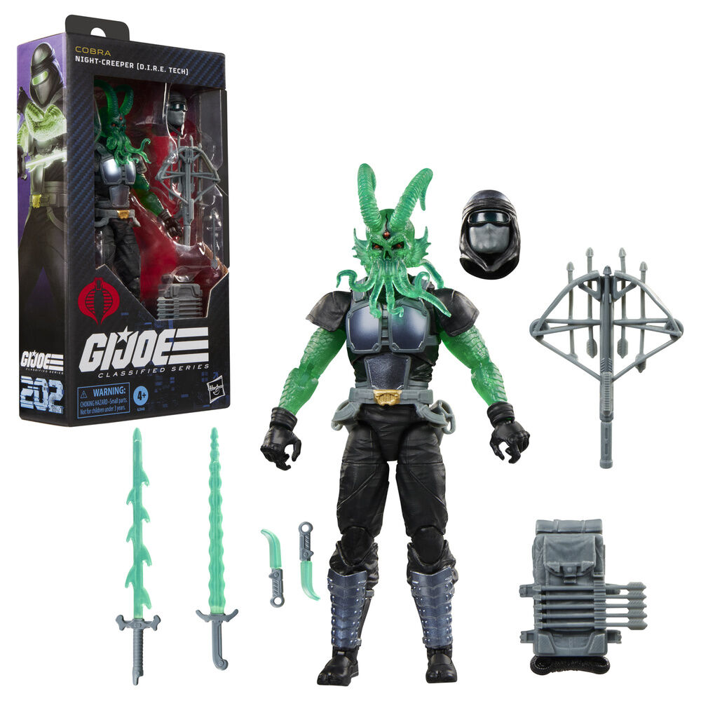 Figura Night Creeper D.I.R.E Tech Classified Series Cobra G.I. Joe 15cm