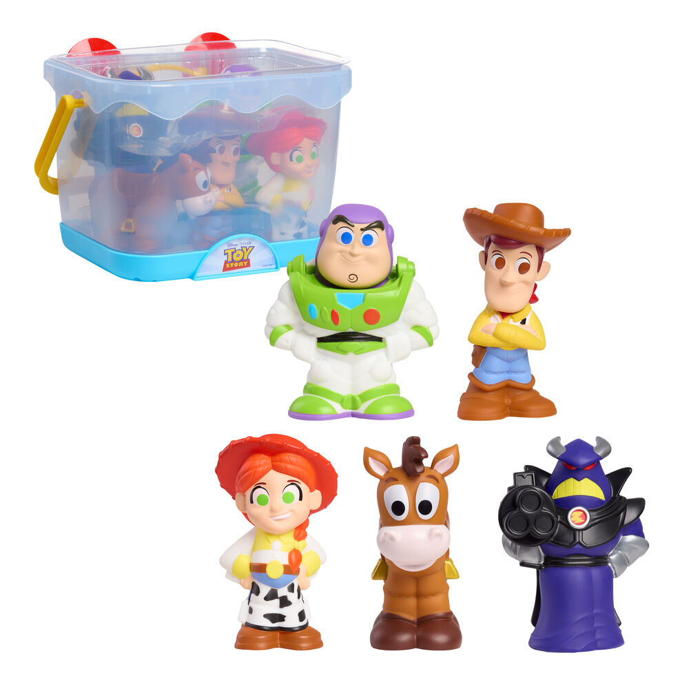 Set 5 figuras baño Toy Story Disney Pixar