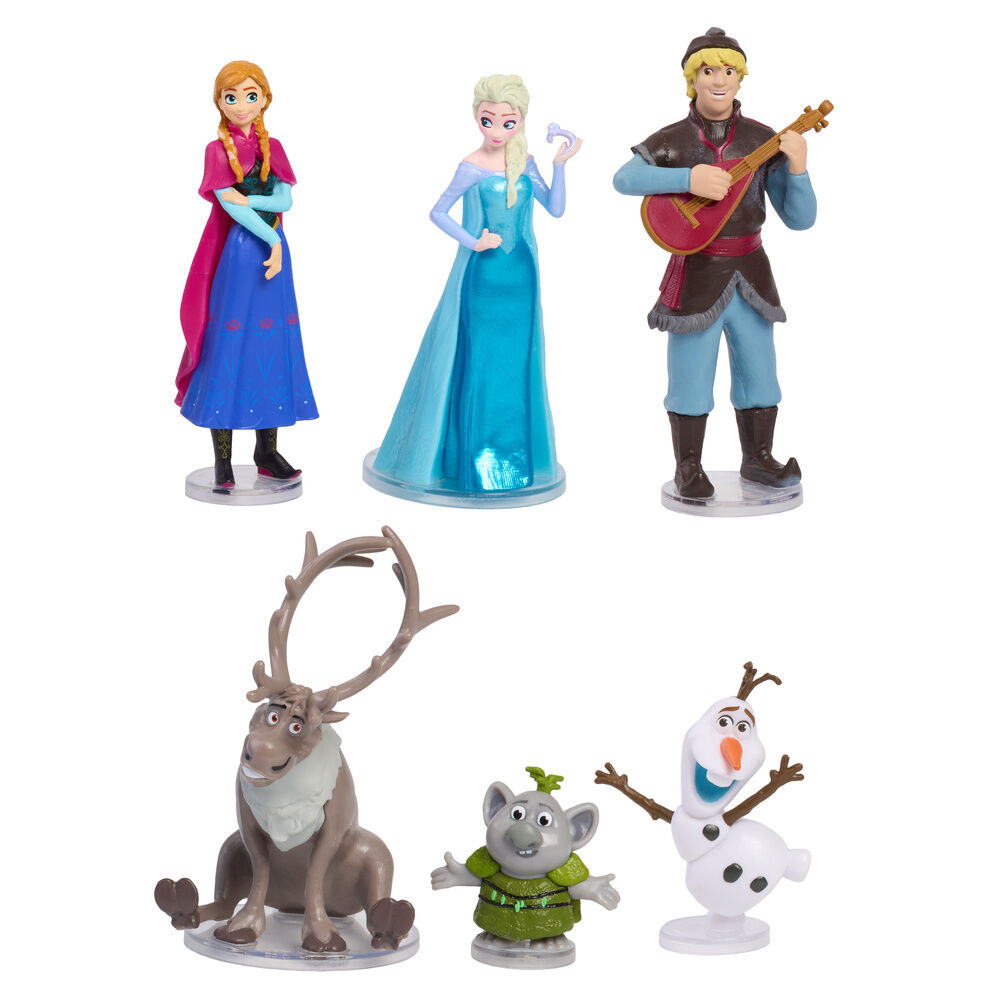 Blister 6 figuras Frozen Disney