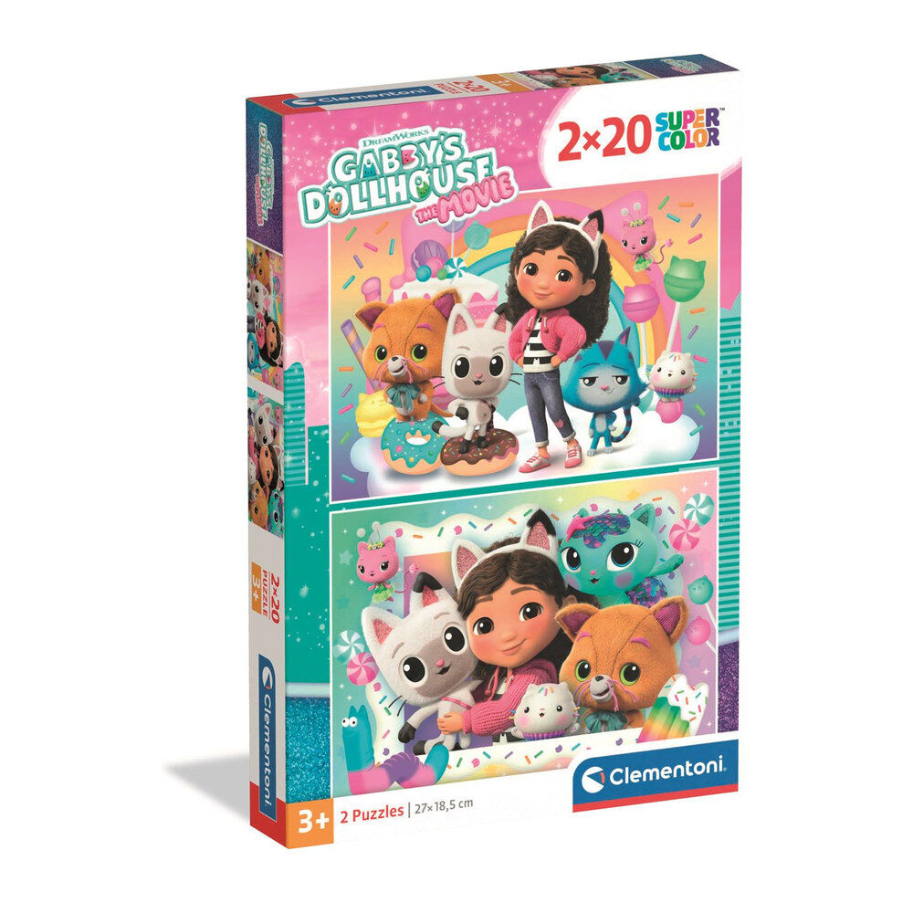 Puzzle La Casa de Muñecas de Gabby 2x20pzs