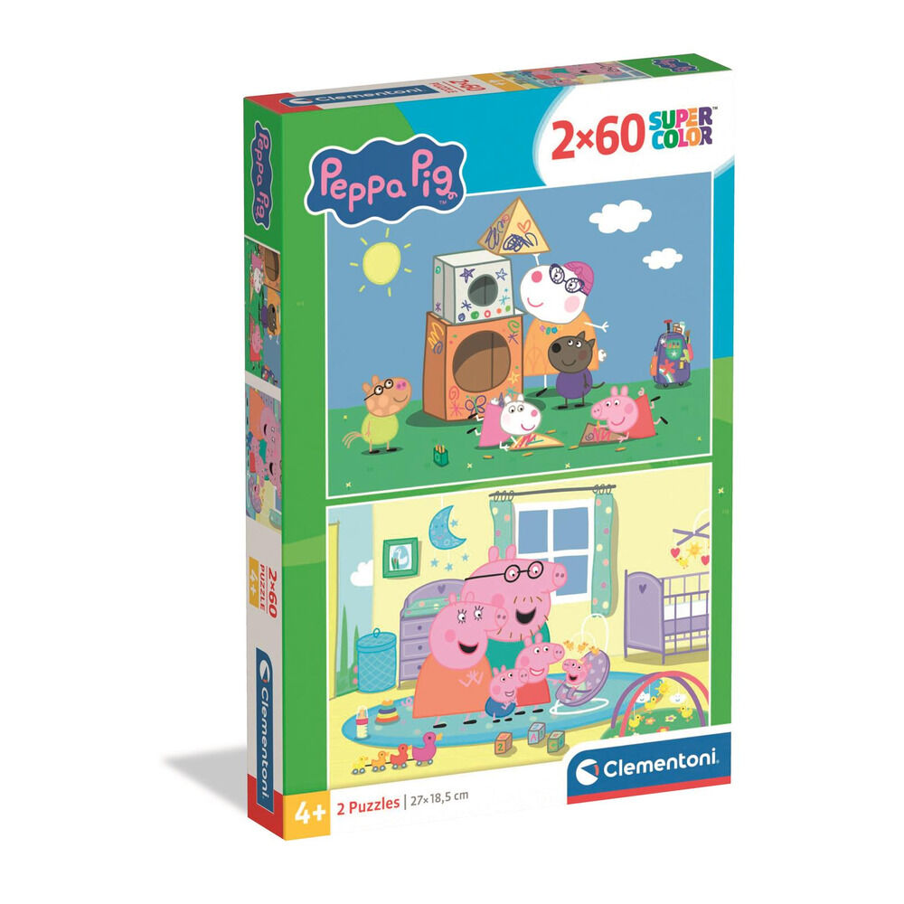 Puzzle Peppa Pig 2x60pzs