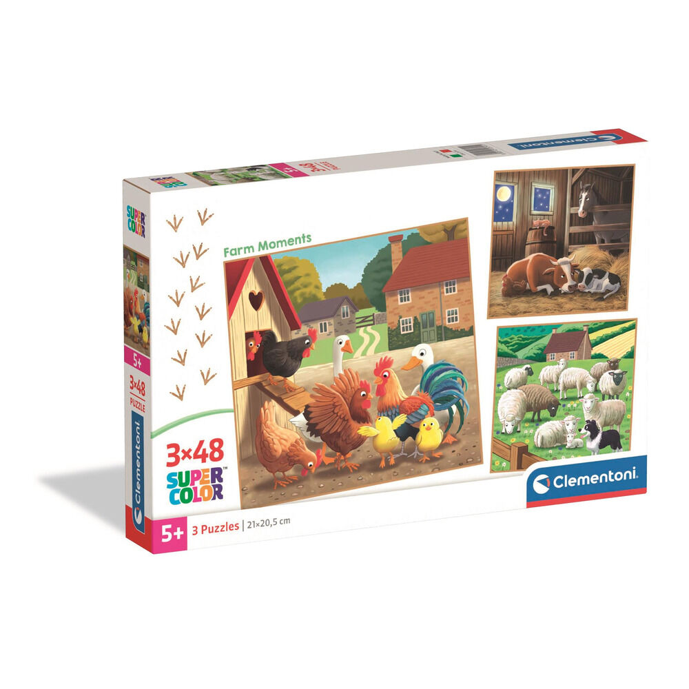 Puzzle Farm Moments 3x48pzs