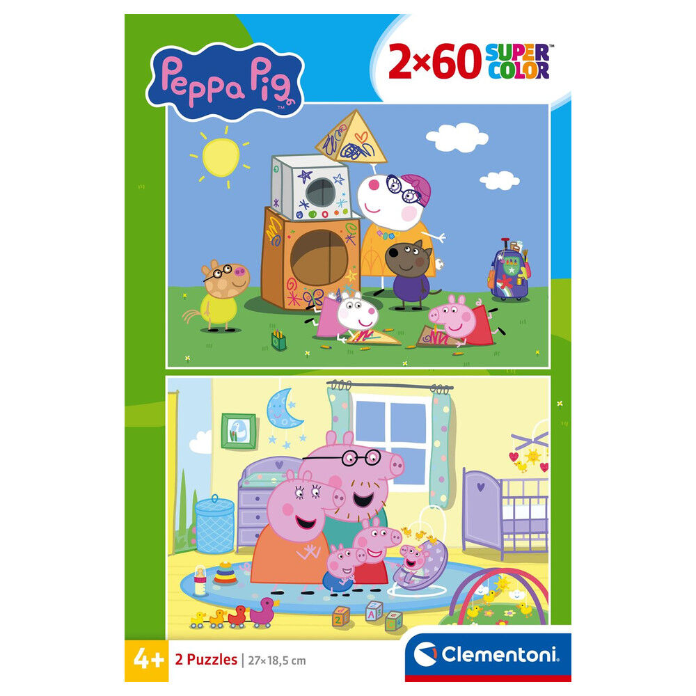 Puzzle Peppa Pig 2x60pzs