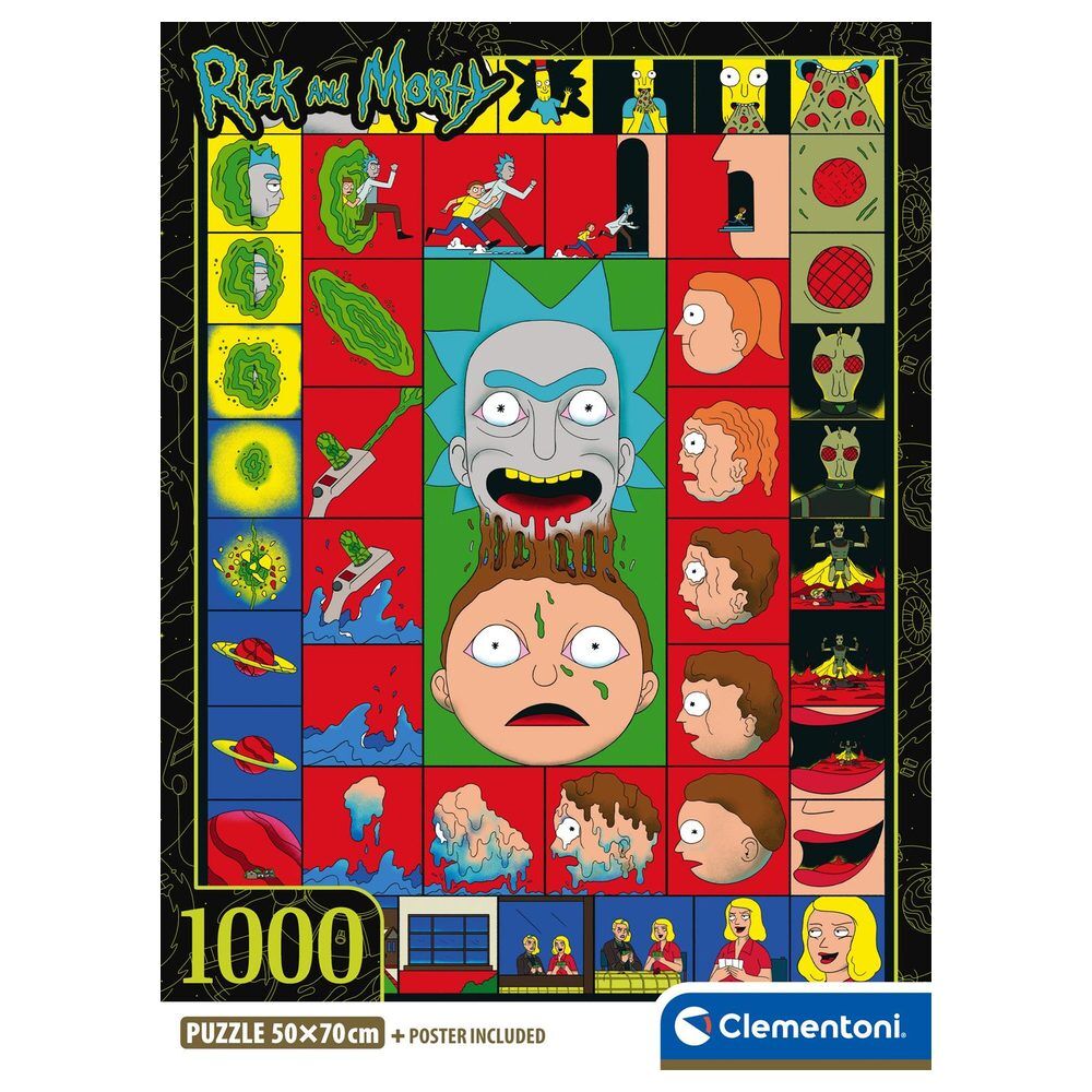 Puzzle Rick and Morty 3 1000pzs