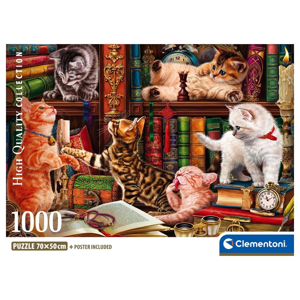 Puzzle Curious Whiskers 1000pzs