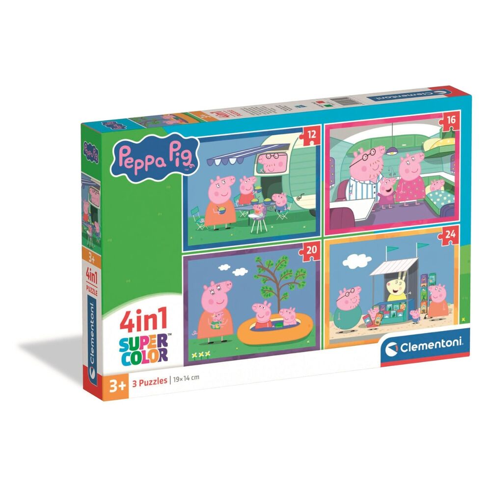 Puzzle Peppa Pig  12-16-20-24pzs