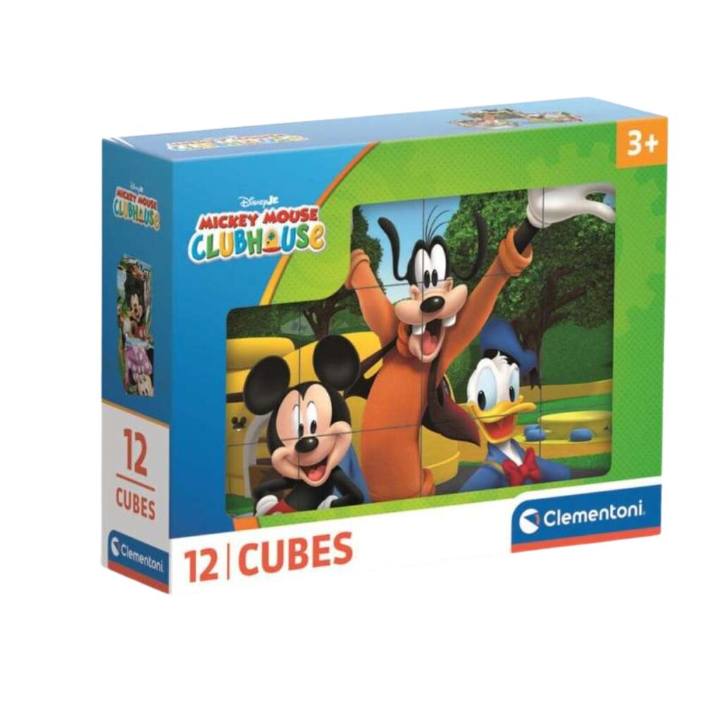 Puzzle cubo Mickey Club House Mickey Disney 12pzs
