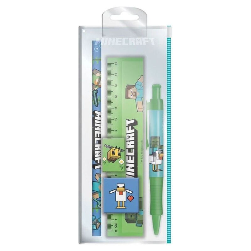 Set papeleria Minecraft