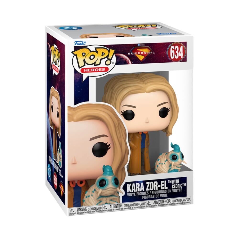 Figura POP DC Comics Supergirl Kara Zor-El With Cedric