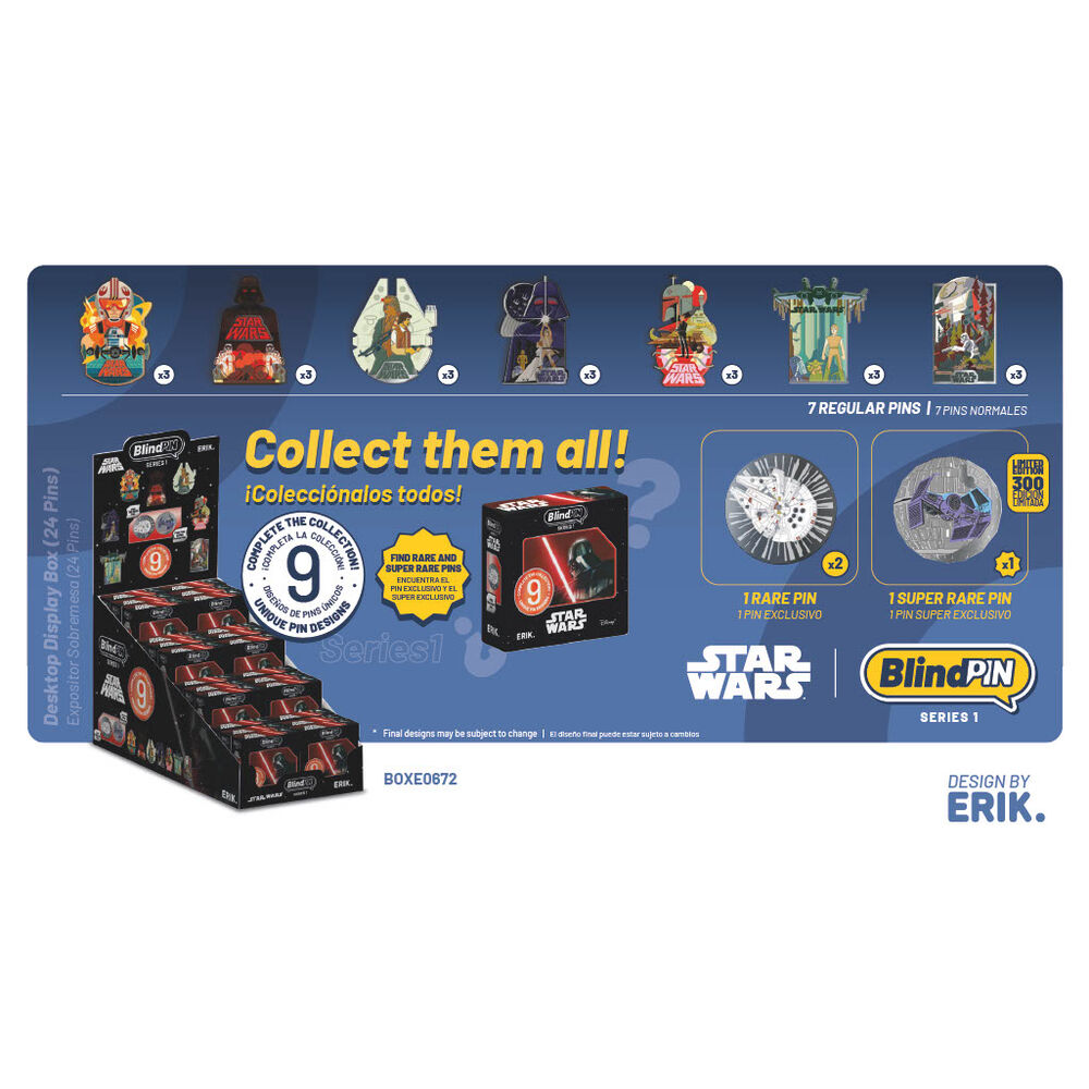 Pin misterioso coleccionable Star Wars BlindPIN