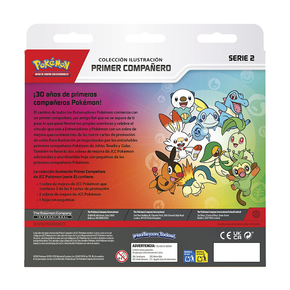 Juego cartas Primer Compañero Pokemon español