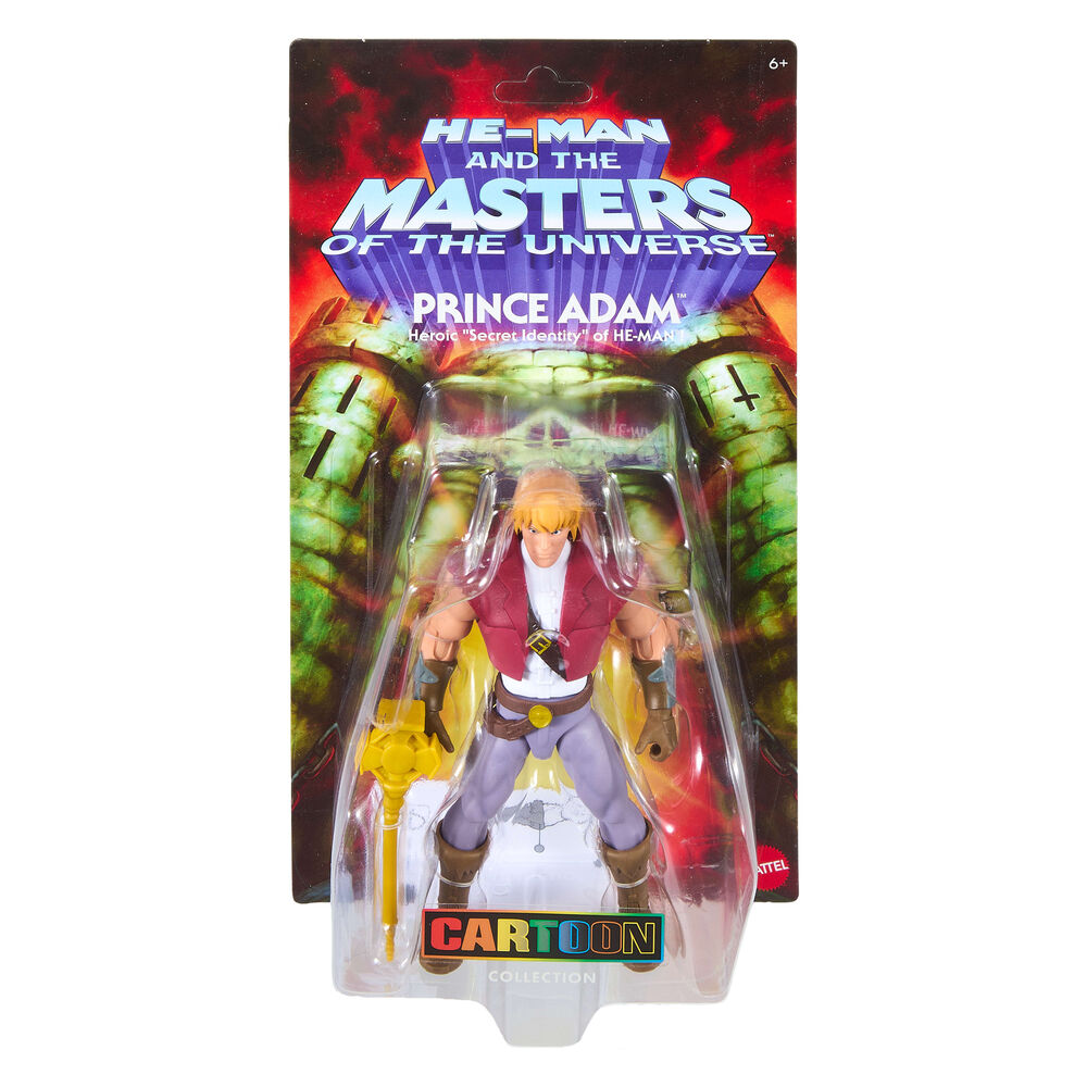 Figura Prince Adam Cartoon Collection Origins Master of the Universe 14cm