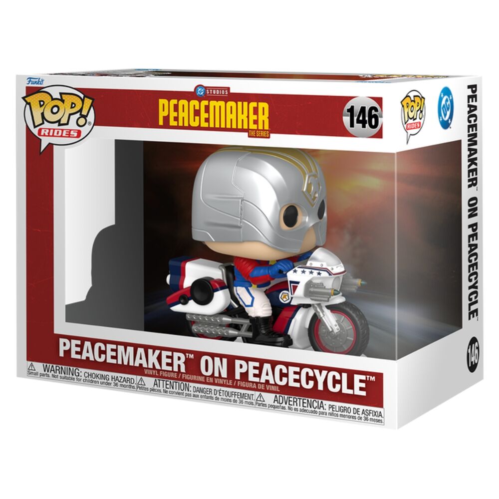 Figura POP Rides Peacemaker - Peacemaker on Peacecycle