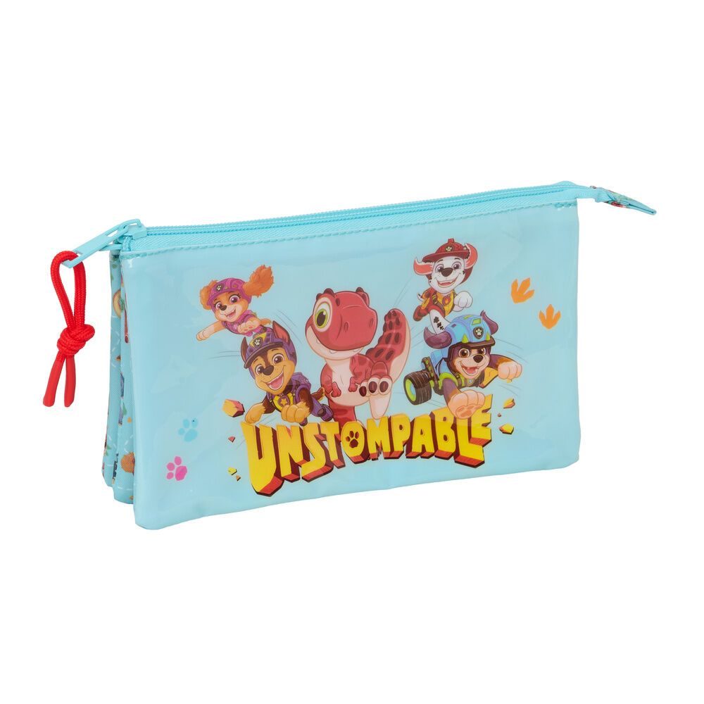 Portatodo Dino Rescue Patrulla Canina Paw Patrol triple