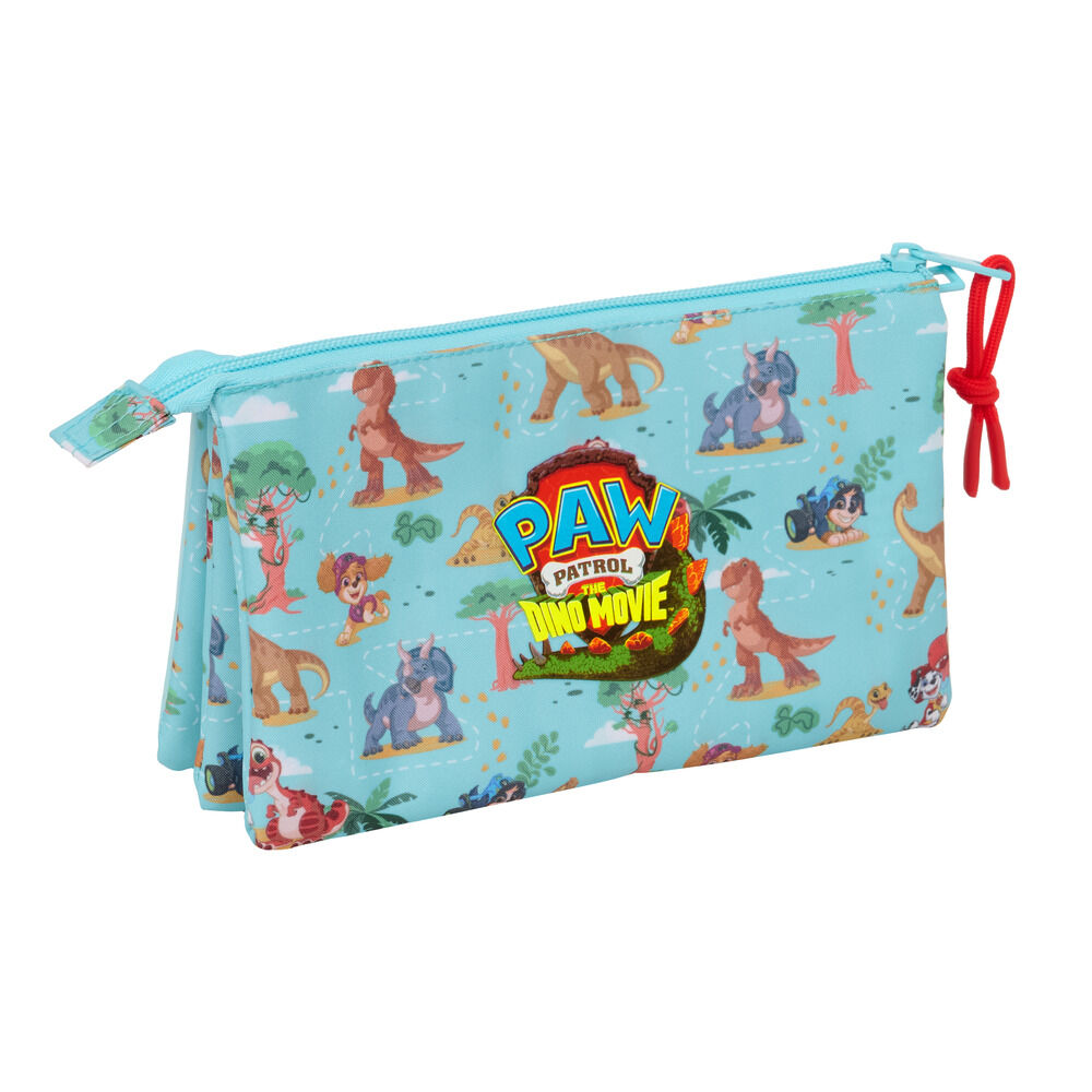 Portatodo Dino Rescue Patrulla Canina Paw Patrol triple