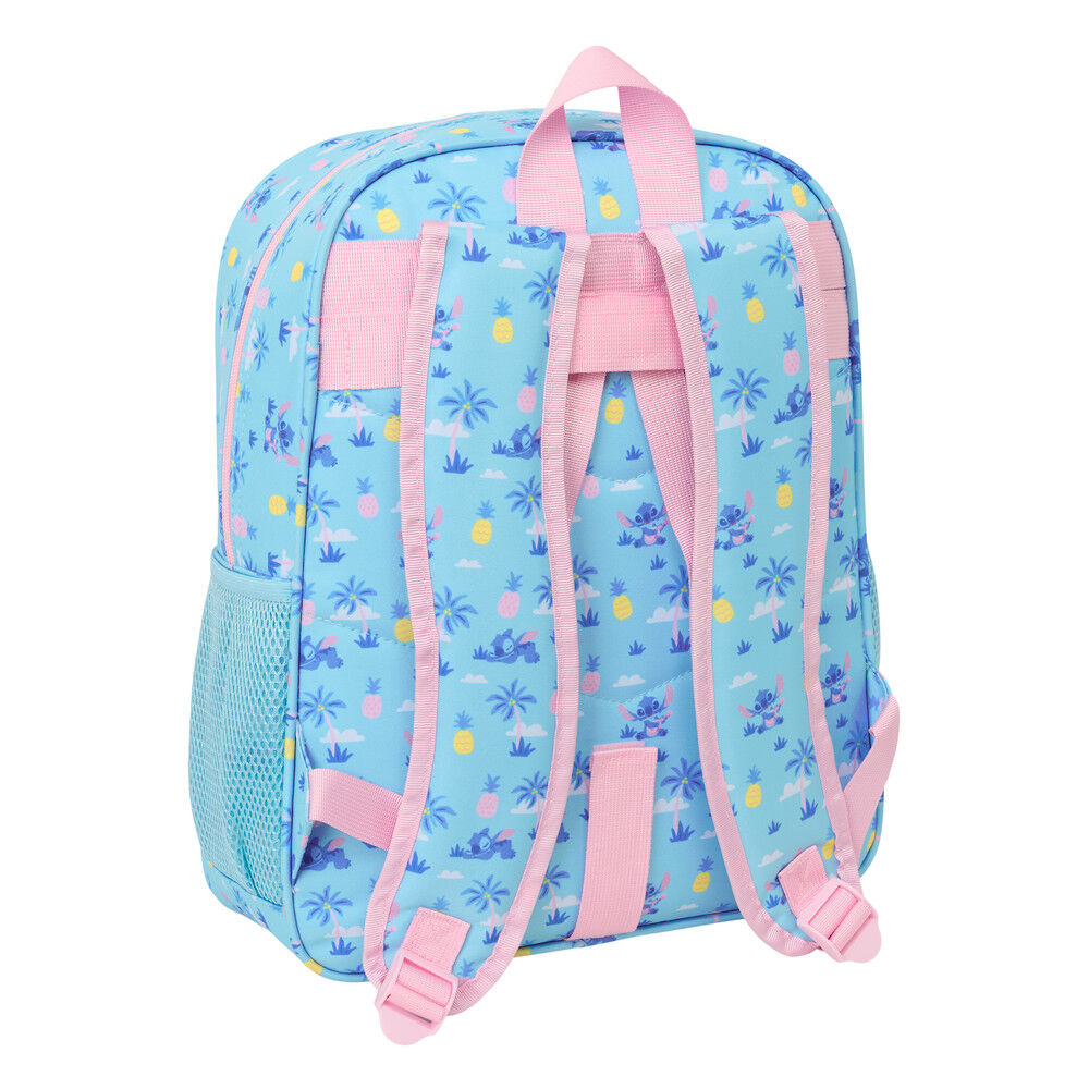 Mochila Waves Stitch Disney 38cm adaptable