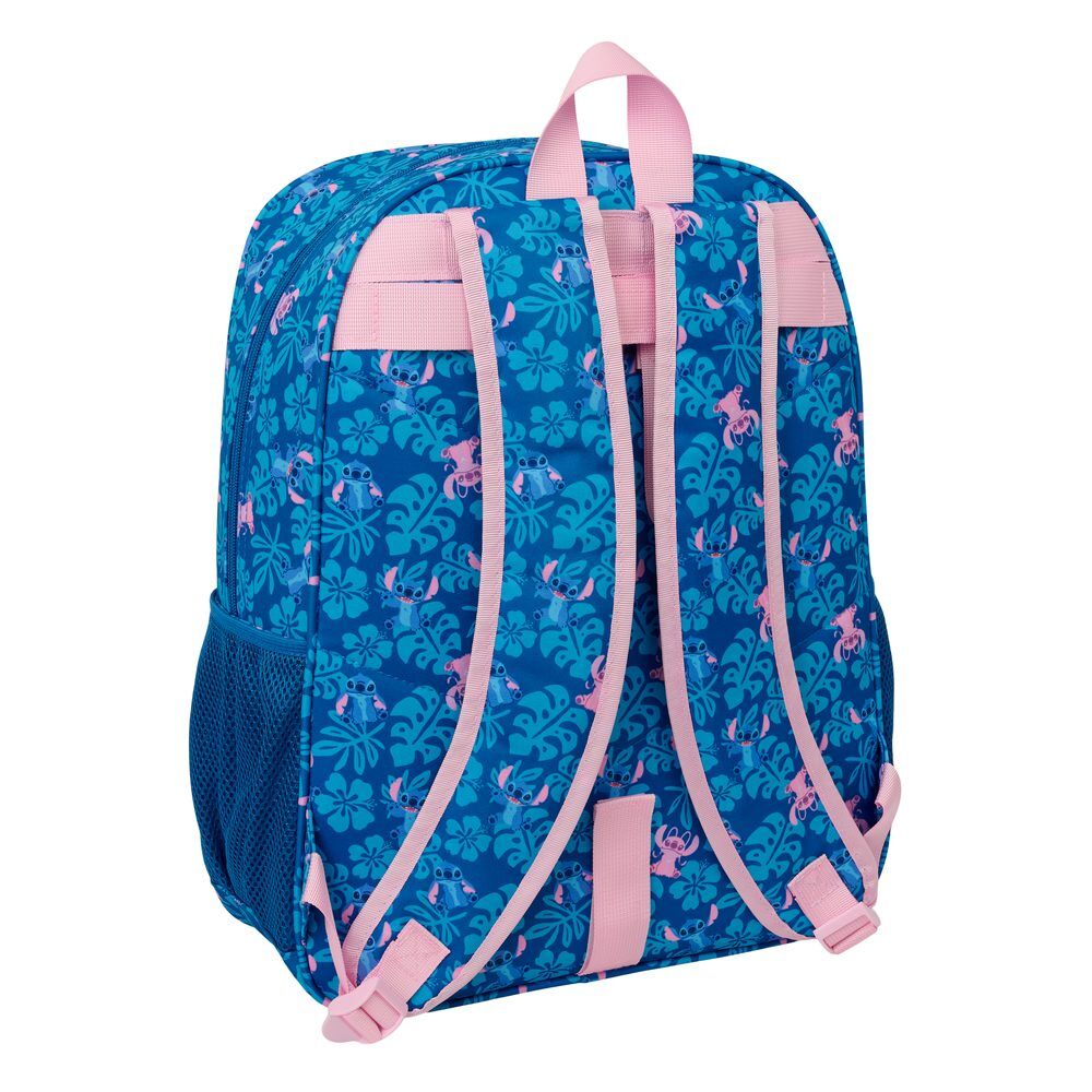 Mochila Angel & Stitch Disney 42cm adaptable