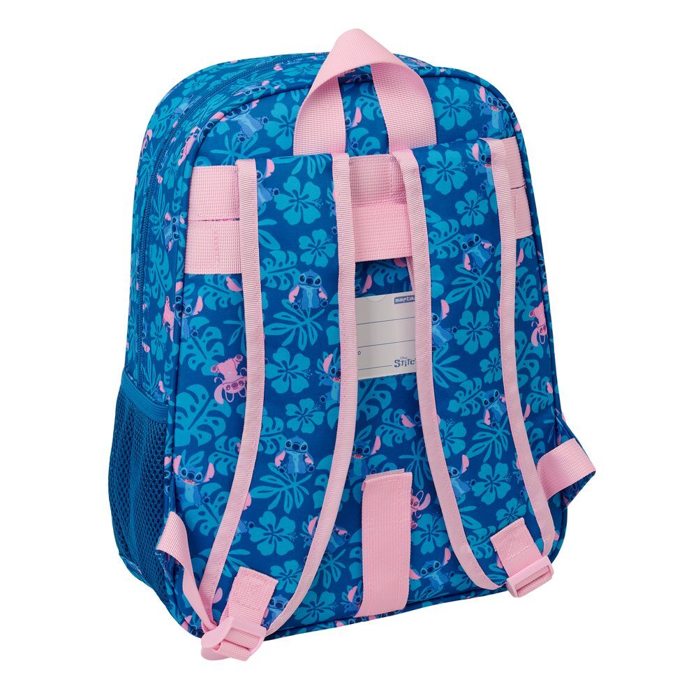 Mochila Angel & Stitch Disney 34cm adaptable