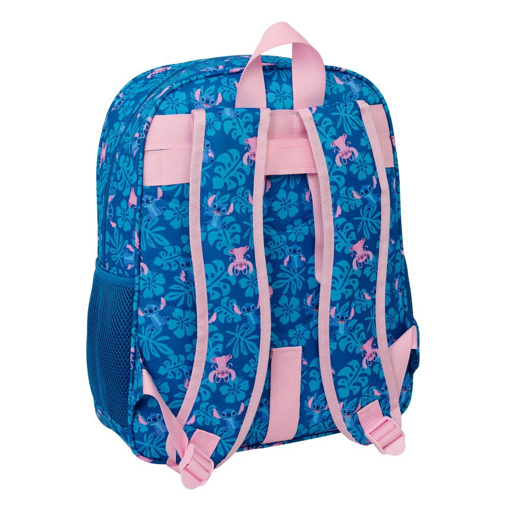 Mochila Angel & Stitch Disney 38cm adaptable