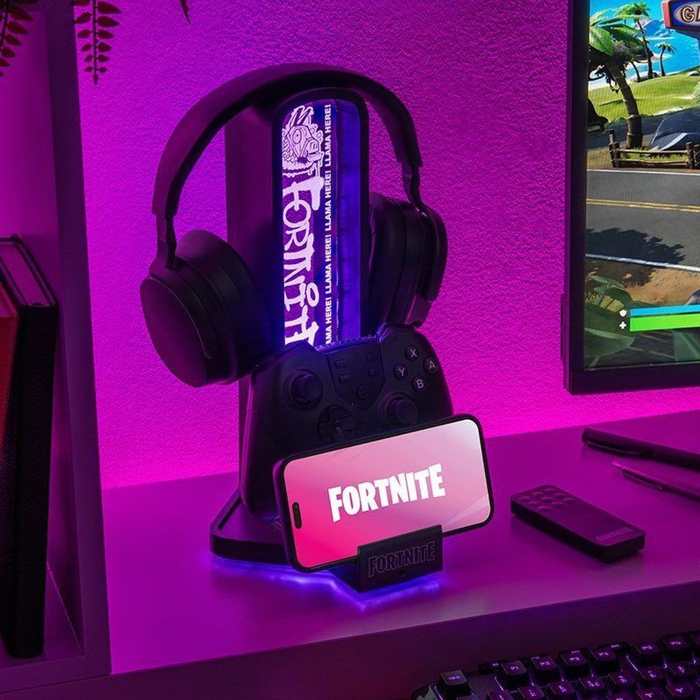 Soporte auriculares 3 en 1 Fortnite